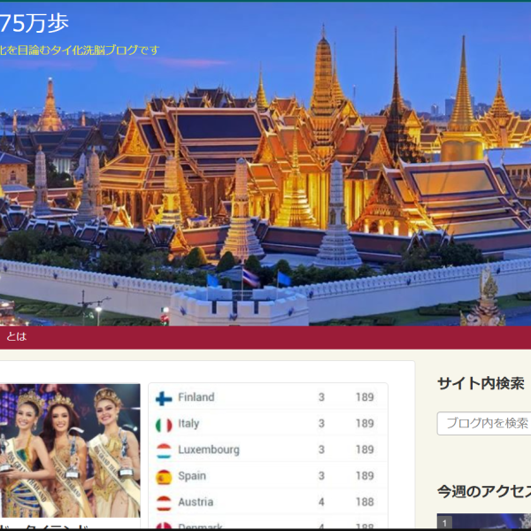 タイまで575万歩